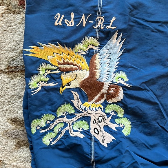 Polo Ralph Lauren Sukajan Embroidered Swim Trunks - Picture 2 of 6